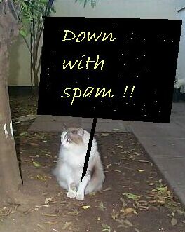 The late Tsutsi Molema protesting against junk email