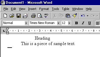 Editing marks hidden