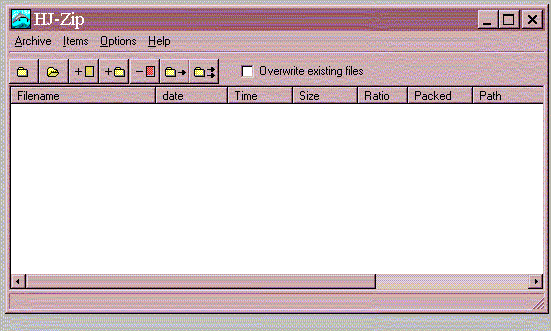 HJZip screen illustration